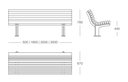 Design stoel Axis Bold 50® FSC (met arm- en rugleuning)