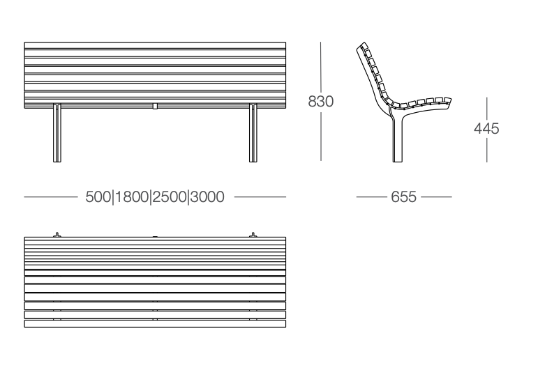 Design stoel Axis 180 FSC (zonder armleuningen)