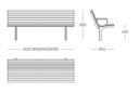 Design stoel Axis 50 FSC (met armleuningen)