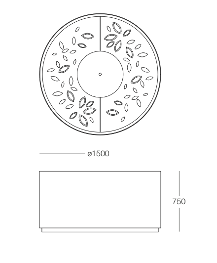 Design plantenbak Khor 150®