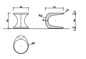Design stoel Odos Taburete ®