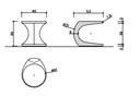 Design stoel Odos Taburete ®