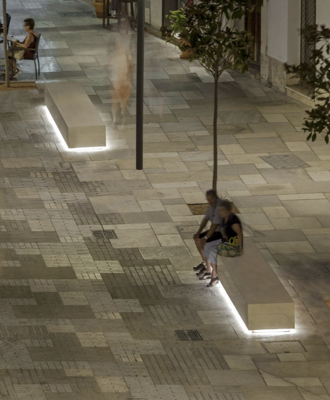 Design zitbank Sócrates 360 LED ® (gezuurd)