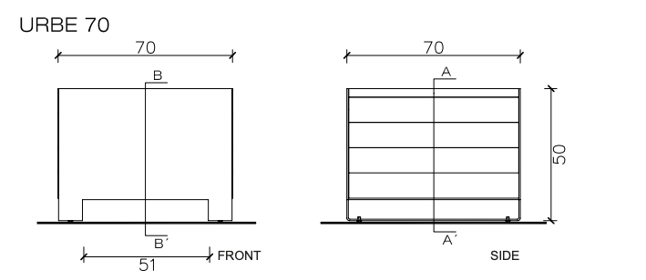Design plantenbak Urbe Planter 140L®