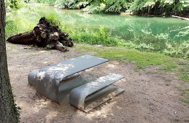 Design Tafel Grasshopper Mesa ® Zacht gepolijst