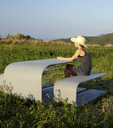 Design Tafel Grasshopper Mesa ® Zacht gepolijst