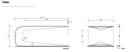 Design Tafel Grasshopper Mesa ® Zacht gepolijst