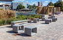 Design zitbank Mom 240 LED ® (zacht gepolijst)