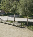 Modulaire design zitbank Bilateral® 3 modules (2 met rugleuning alternerend en middelste module zonder rug)