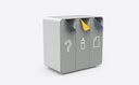 Design recyclage afvalbak Sheet Eco ® 3x50L.