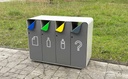 Design recyclage afvalbak Sheet Eco ® 3x50L.