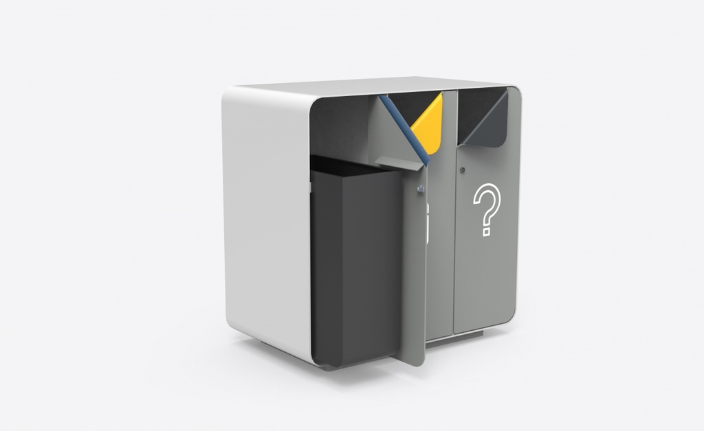 Design recyclage afvalbak Sheet Eco ® 4x50L.