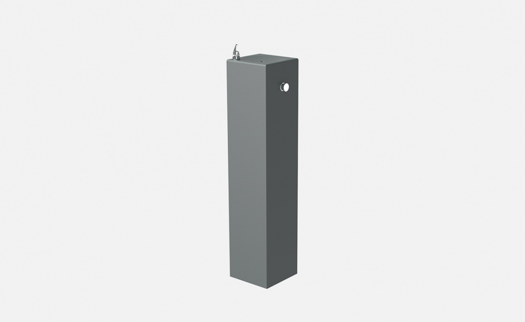 Design drinkwater fontein Línea Cubic in gietijzer