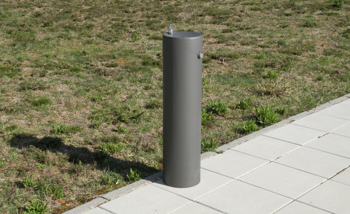 Design drinkwater fontein Línea Round - staal versie
