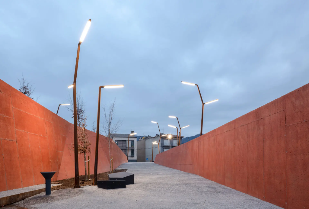 Design Lichtmast Branca P Cor-Ten ® 