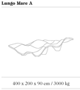 Design zitbank Lungo Mare A ®