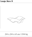 Design zitbank Lungo Mare B ®