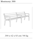 Design zitbank Montseny Banco 300 ®