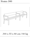 Design zitbank Nomo 300®