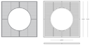 Design boomrooster Horizont Circle 150 ©