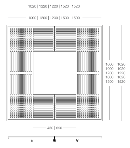 Design boomrooster GG Square 100 ©