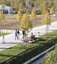 Design zitbank Comunitario 400® met rugleuning