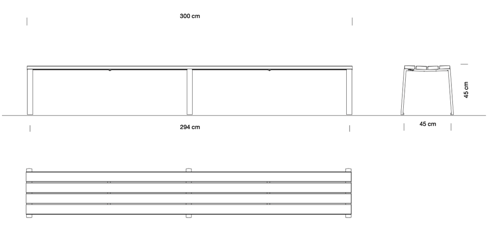 Design zitbank Harpo Banqueta 300® FSC