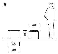 Design chair NeoRomántico Liviano Banqueta Aluminio 60® 