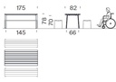 Table design Harpo 175® FSC