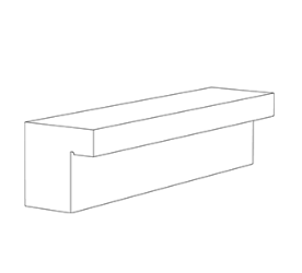 Modular design bench Comú Recto Central ®