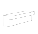 Modular design bench Comú Recto Central ®