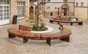 Banca design Trave Round 270° ®