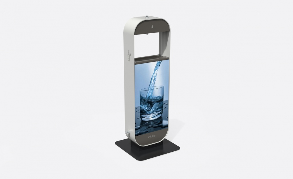 Design drinking water fontain Hydra Refill Portátil