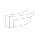 Modulaire design zitbank Comú Cóncavo Izquierda ®
