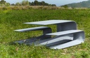 Table design Grasshopper ® Décapé