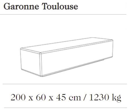 Design zitbank Garonne Toulouse ®