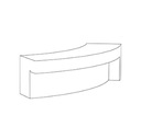 Banc modulaire design Comú Convexo Derecha ® 
