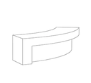 Modlaire design zitbank Comú Convex Izquierda ®