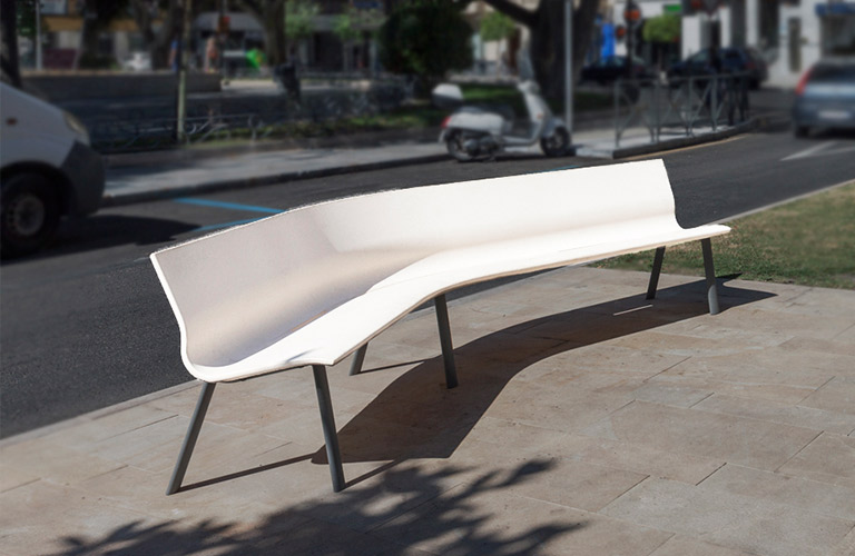Design bench Vilnius Duplo