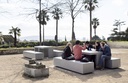 Design bench Sócrates Banca 360® LED - polished