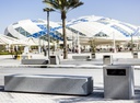 Design bench Sócrates Banca 360® acid-etched
