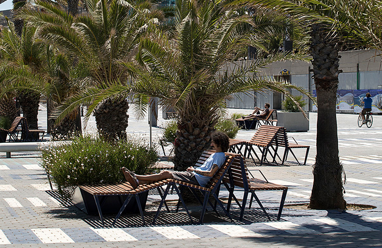 Design bench Lasai Chaise Longue ® 180