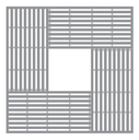 Grille d'arbre design Wirl 120 ©