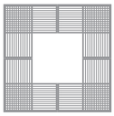 Grille d'arbre design GG Square 150 ©