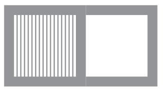 Grille d'arbre design GP Rectangular 120/70 ©