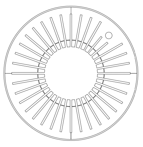 Grille d'arbre design Alta C 150 ©
