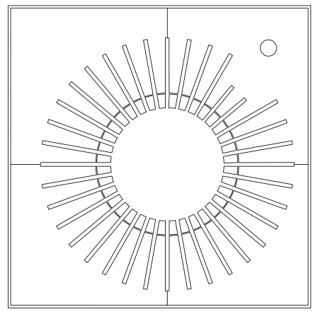 Grille d'arbre design Alta Q 150 ©