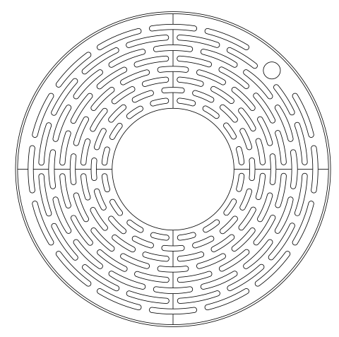 Grille d'arbre design Criva C 150 ©