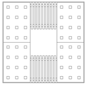 Grille d'arbre design Quadris 120 ©