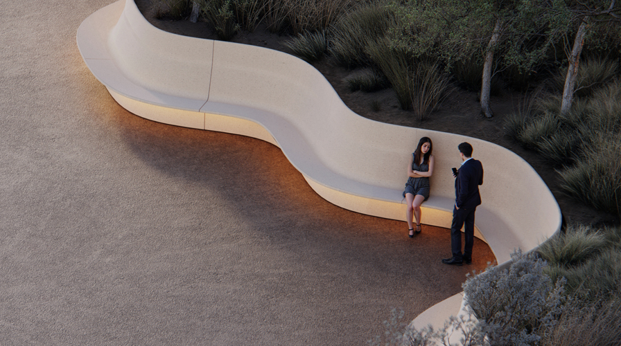 Design zitbank Gather Convex ®